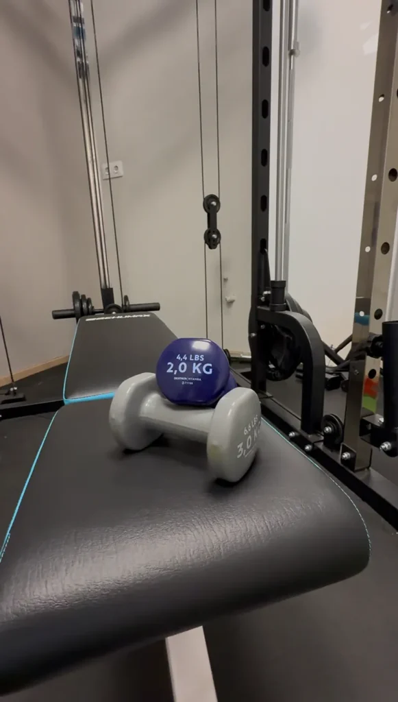 pesas readaptador físico