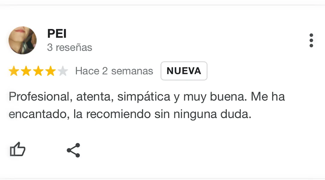Opinión destacada sobre la atención personalizada